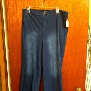 Stretch Denim Flare Jeans